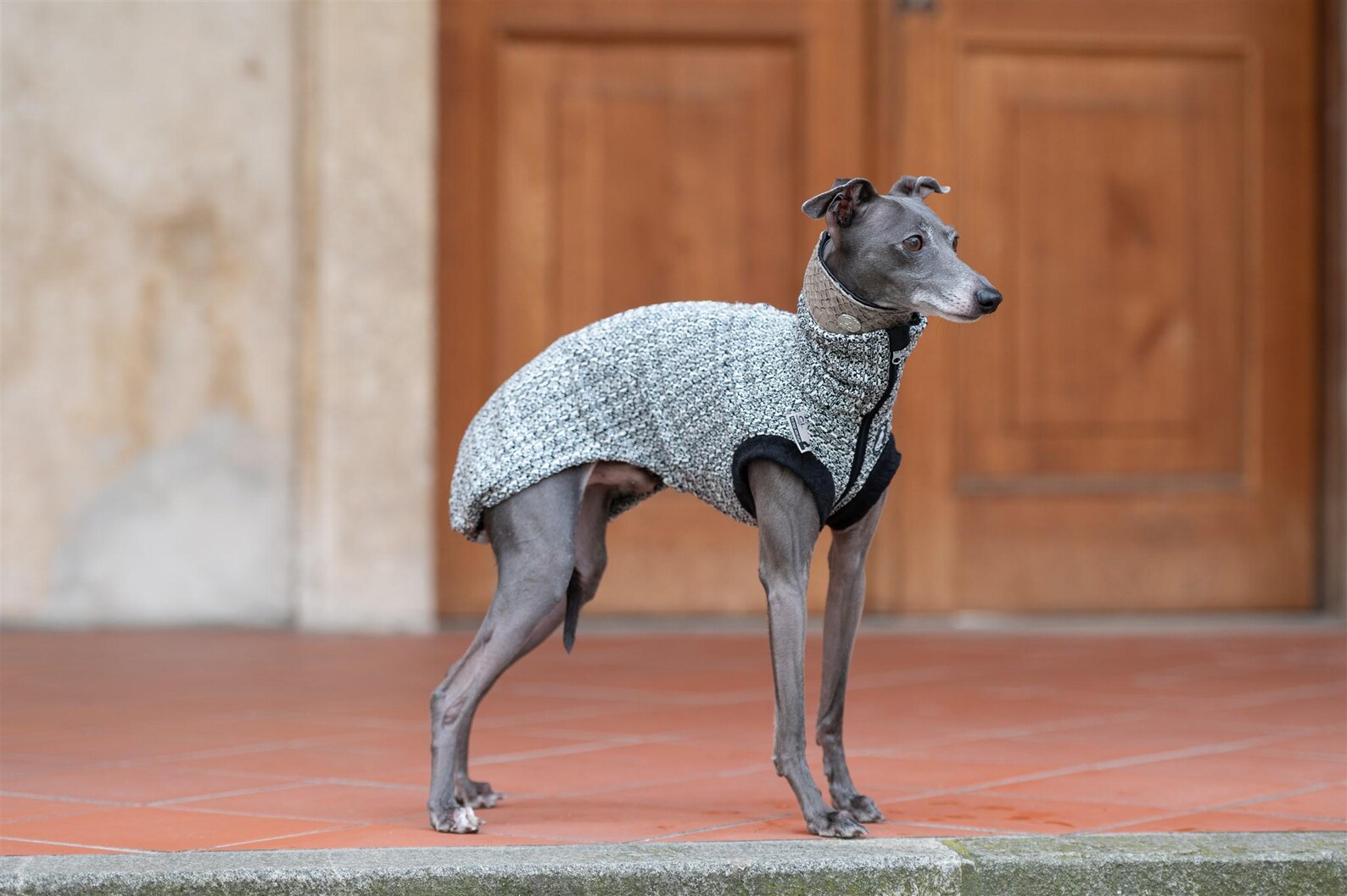 Iggy Tweed Vest with Zipper - Image 3